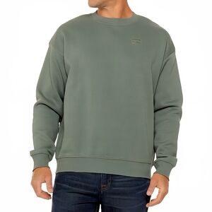 Billabong Rhodes Crew Green Sweatshirt NWT Men's Size Large